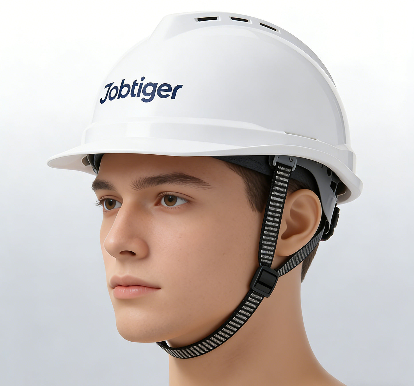 Jobtiger Breathable ABS Safety Helmet, Construction Hard Hat, Adjustable Impact-Resistant Protective Safety helmets for Work Site