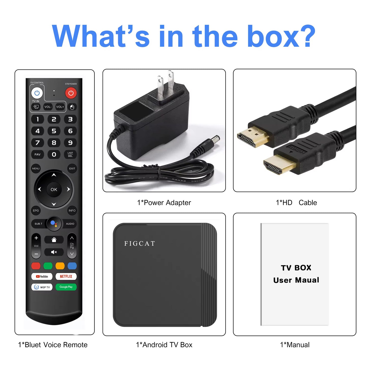 FIGCAT-Set-top boxes-High Quality Network Player S905Y4 Android 11.0 Set-top Box Quad Core 5G WiFi 4K HD TV Box
