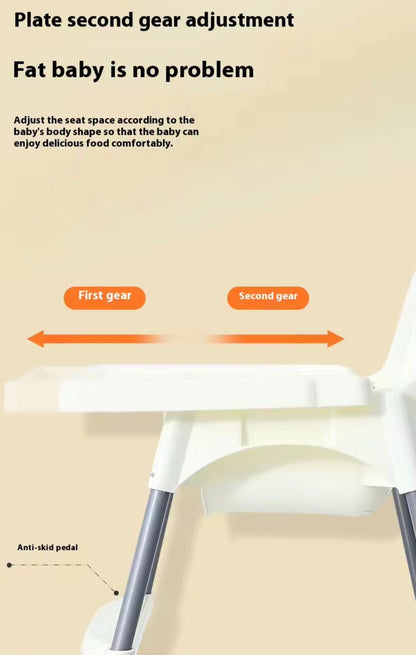 MISSHAPPY High chairs for babies,Children's Dining Chair Plastic Baby High Chair for 0-12 Months Age Range