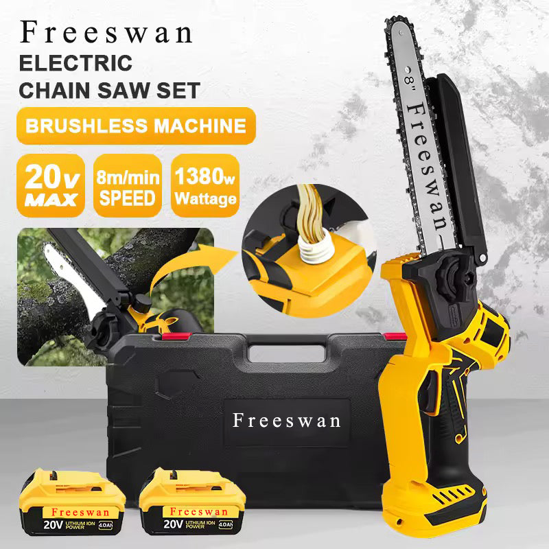 Freeswan-Electric saws-Freeswan for Dewalt 20V Battery 8-Inch Cordless Handheld Mini Saw Garden Electric Chain Saw