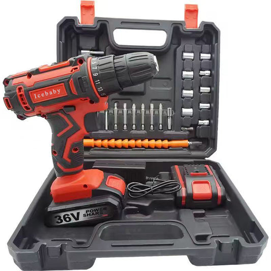 Icebaby-Electric screwdrivers-Good Quality Li-ion Rechargeable Battery Power Tools Hand Drill Machine Electric Cordless Drill Power Drills