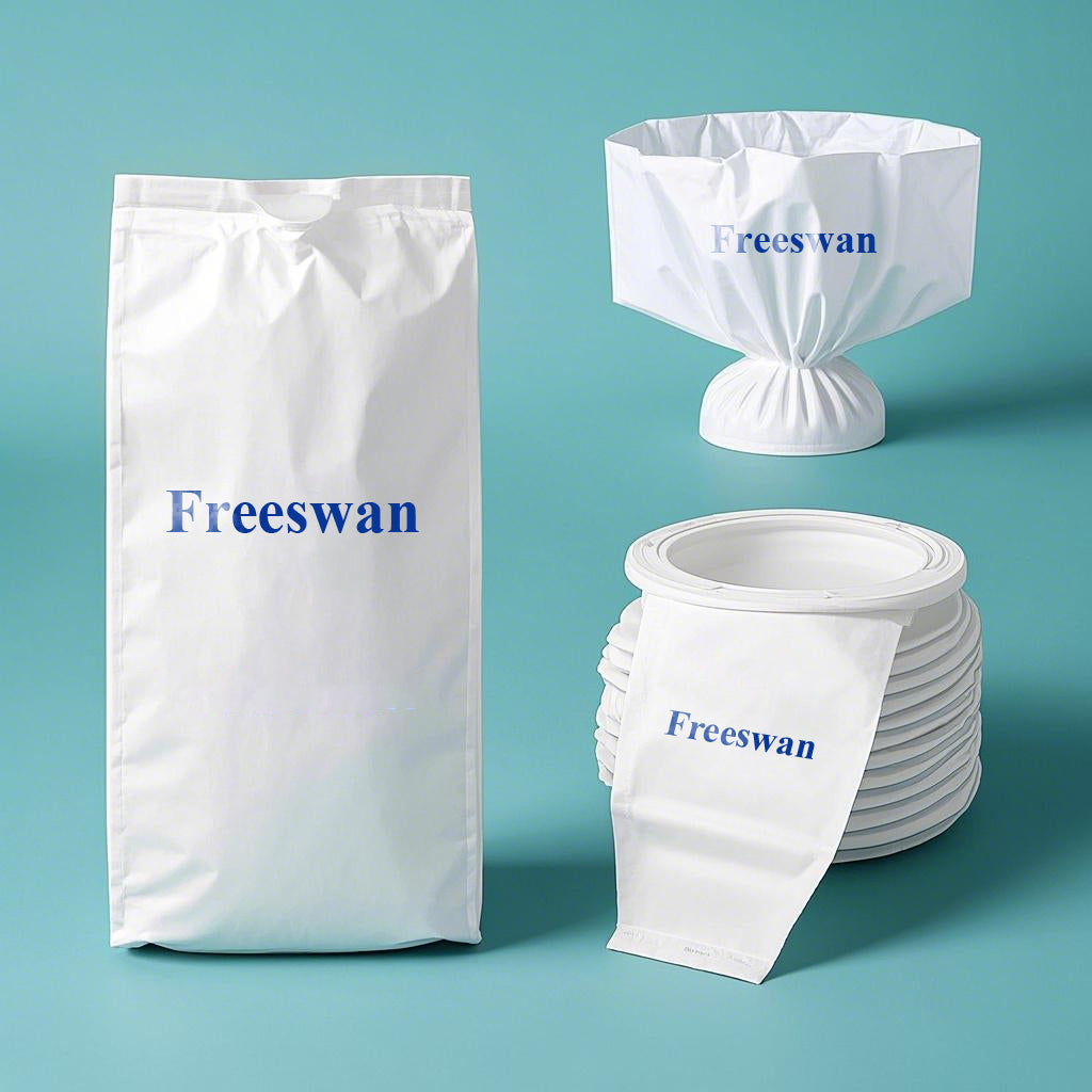 Freeswan-Vacuum cleaner bags-Vacuum bag, large capacity replacement bag accessories set with air pump and valve