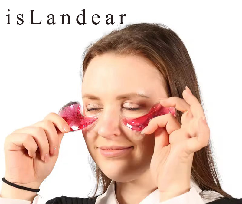 isLandear Eye pads for medical use Under Eye Patches for Puffy Eyes, Reusable Ice Gel Eye Pad Cooling Eye Patch Hot Cold Therapy Eye Mask