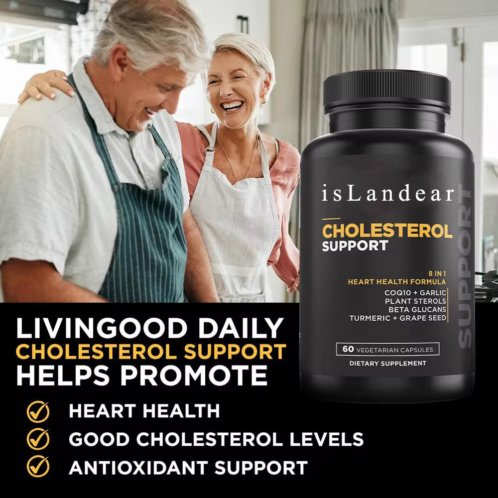 isLandear Nutraceuticals for use as a dietary supplement Cholesterol Support Supplement - Promotes Healthy Heart & Liver Function - Maintains Normal Levels