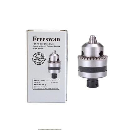 Freeswan-Drill chucks for power drills-1.5-10mm Electric Drill Chuck With 5mm Steel Shaft Mount B12 Inner Hole Drill Chuck Adapter