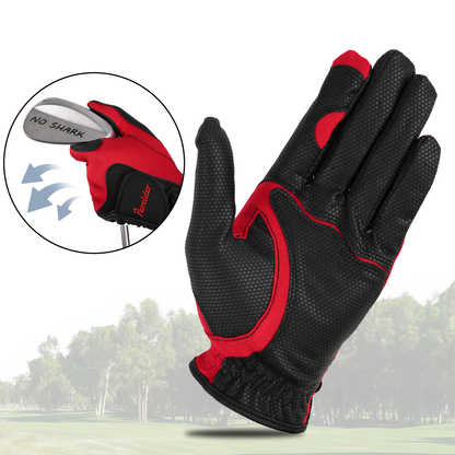 Parelder Golf gloves Golf Gloves Microfiber Synthetic Gloves for Left Hand Right Hand Golf Gloves Extra