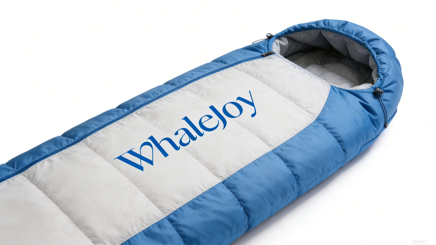 WhaleJoy Outdoor Camping Sleeping Bag, Adult Connectable Warm Sleeping Bag, Portable Waterproof All-Season Use