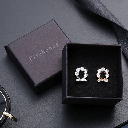 Firehoney Jewellery boxes Cotton Filled Matte Black Pack Cotton Filled - Jewelry Pendant Earring Necklace Bracelet Packaging