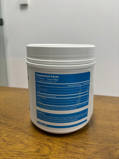 Collagen Clear Protein Powder with Electrolytes & Hyaluronic Acid, Tropical Mango Passionfruit Flavor, 21.2oz (600g) -Dietary and nutritional supplements
