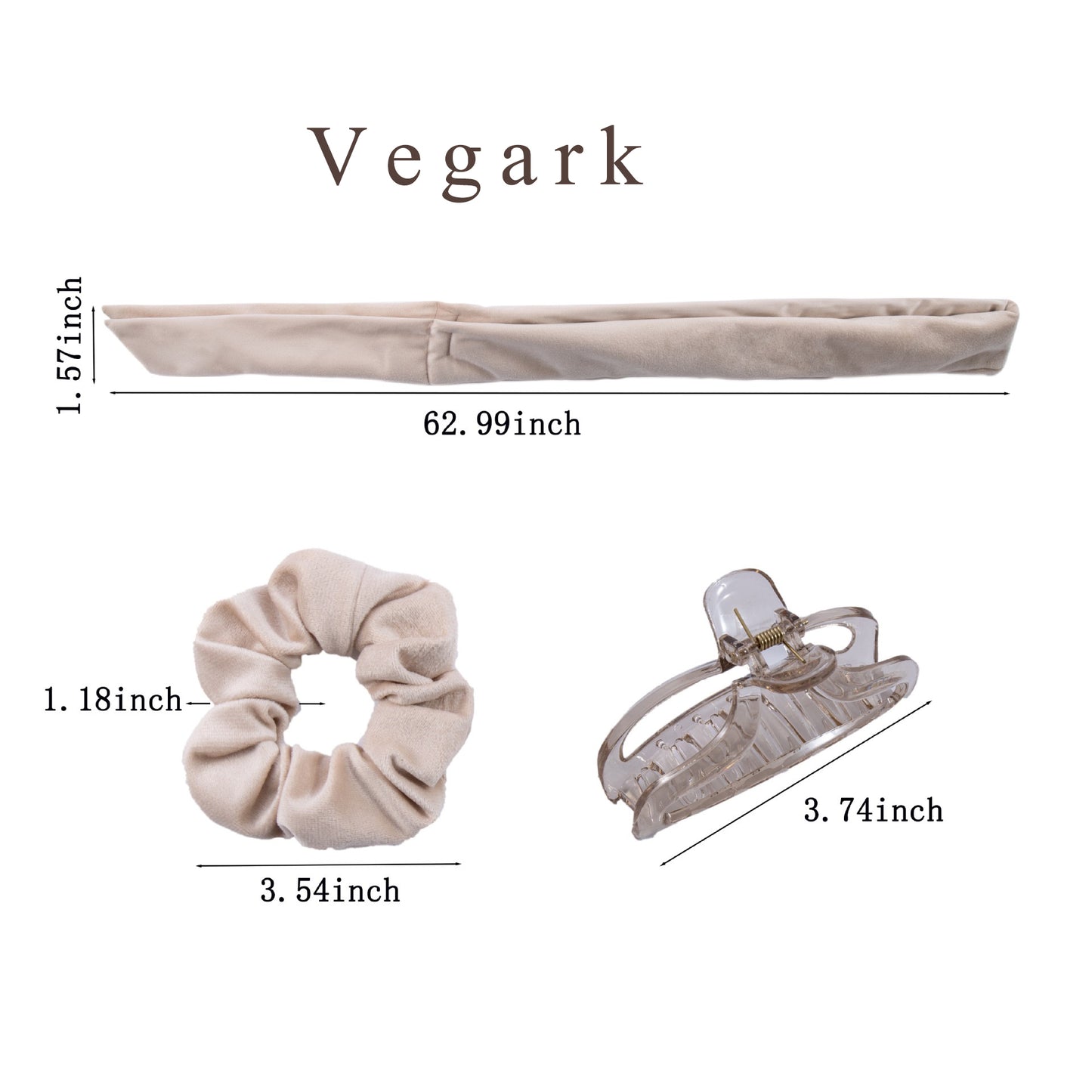 Vegark Non-electric hair rollers Heatless Velvet Hair Curler, Heatless Curls Overnight Hair Rollers