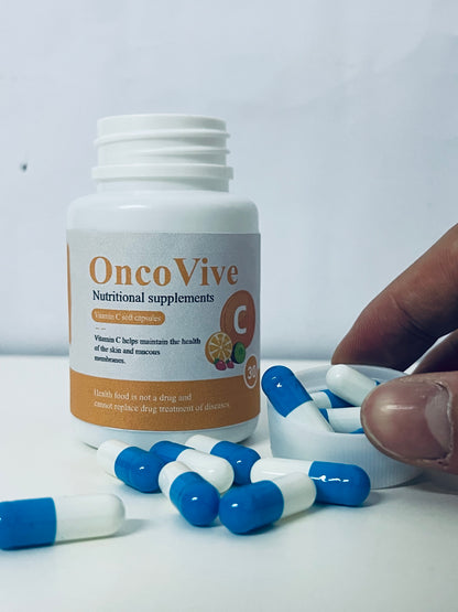 OncoVive Vitamin C Soft Capsules, Nutritional Supplements for Skin and Mucous Membrane Health
