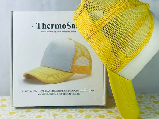 ThermoSafe Caps being headwear Blank Trucker Hat Bulk Mesh Cap Men and Women Baseball Cap DIY Graffiti Hot Stamping Duck Tongue Cap