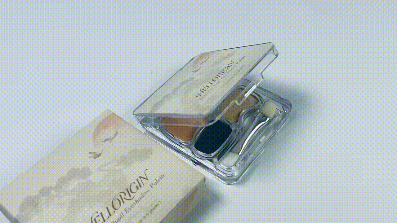 HELLORIGIN Eye Enhancer,Night Sky,Eyeshadow Quad,Easy to Wear,Clean & Vegan,Talc-Free,Matte & Shimmer Finishes,Smudge-Proof