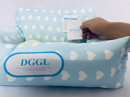 DGGL Dog beds Waterproof Dog Beds for Small Medium Large Sized Dogs,Pet Beds with Sides for Puppy Crate,Non-Slip,Easy Maintenance