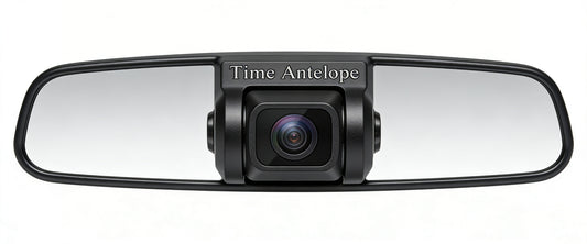 Time Antelope Rearview Cameras for Vehicles, HD 1080P Car Rear View Mirror Camera, 170° Wide Angle, Night Vision, G-Sensor, Loop Recording, Easy Installation for Cars, SUVs, Trucks