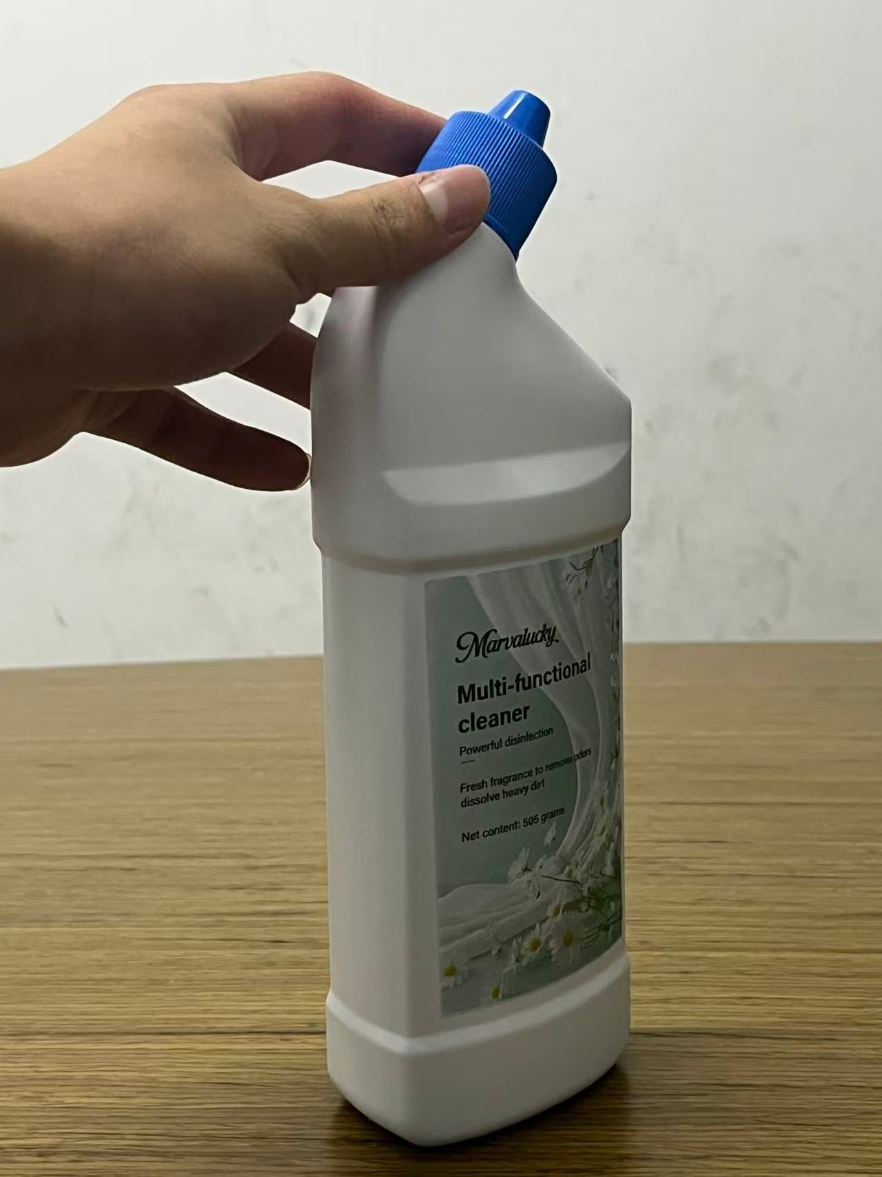 Marvalucky All-Purpose Cleaner, Powerful Stain Removal & Disinfection, Fresh Fragrance Odor Eliminator, Multi-Surface Household Cleaning Liquid, 505g