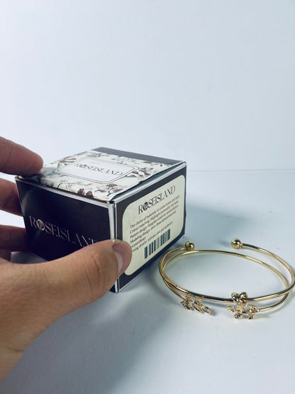 ROSEISLAND Bracelets Multi Layer Cuff Bracelets Set Jewelry Gift