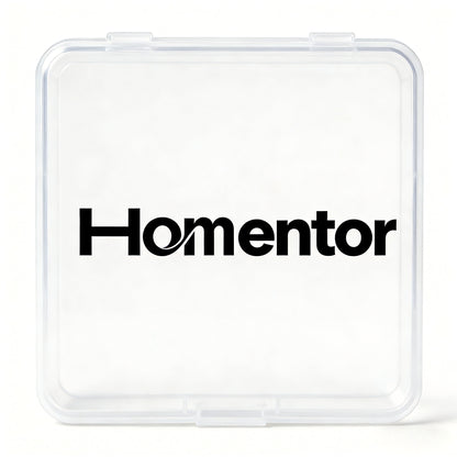 Homentor Clear Plastic Storage Box, Multi-Functional Portable Organizer Container, Stackable & Sealed Plastic boxes for Stationery, Jewelry & Small Items