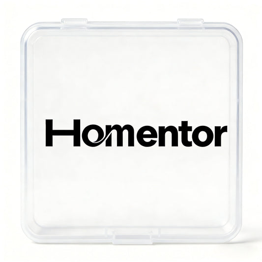 Homentor Clear Plastic Storage Box, Multi-Functional Portable Organizer Container, Stackable & Sealed Plastic boxes for Stationery, Jewelry & Small Items