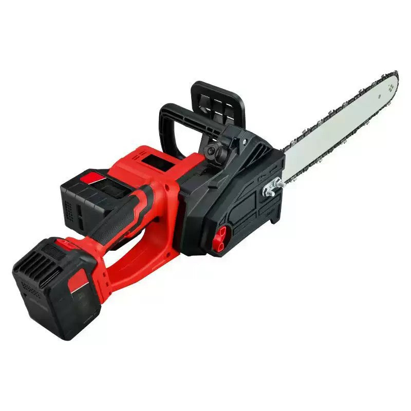 Homezing Chainsaws,Dual-battery 18-inch electric chainsaw, electric chain saw for household use, rechargeable, small-sized household electric chainsaw, handheld lithium battery-powered electric chainsaw