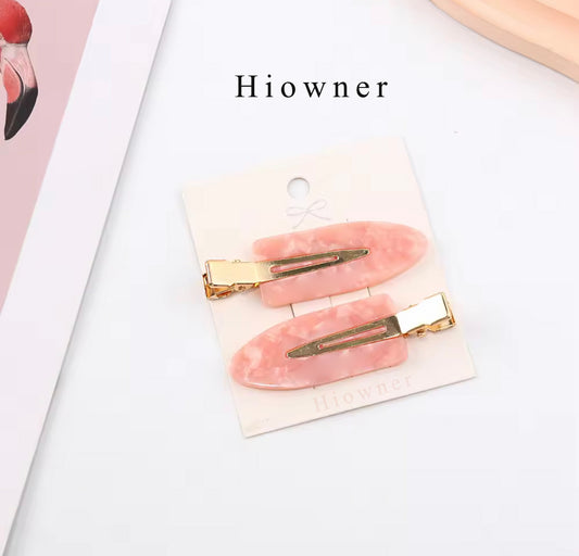 Hiowner Hair clamps,No Bend No Crease Hair Clips 6cm Make up Skin Care Hairpins Seamless Custom logo Hair Clip Hairgrips for Girls
