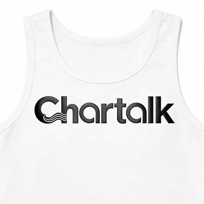 Chartalk Graphic Print Tank Tops for Men and Women, Classic Sleeveless Ribbed Cotton Vest, Casual Athletic Workout Muscle Shirts for Daily Wear