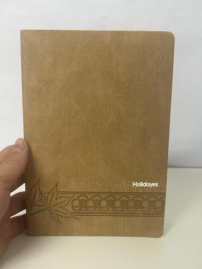 【Holidayes Embossed Pattern Paper Notebook】—— Elegant & Practical Companion for Writing