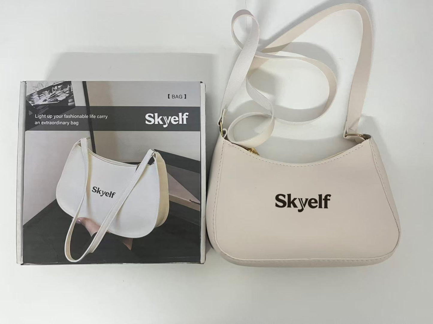 Skyelf Minimalist Underarm Crossbody Bag Stylish & Versatile Textured Outstanding A Trendy Item for Urban Travel
