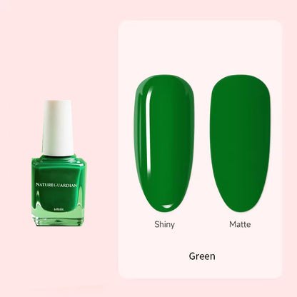 NatureGuardian Dark Green Gel Nail Polish, 1Pcs Emerald Green Gel Polish Green Color Nail Polish Gel High Gloss Soak Off U V Gel Nail French Nail Manicure Salon DIY