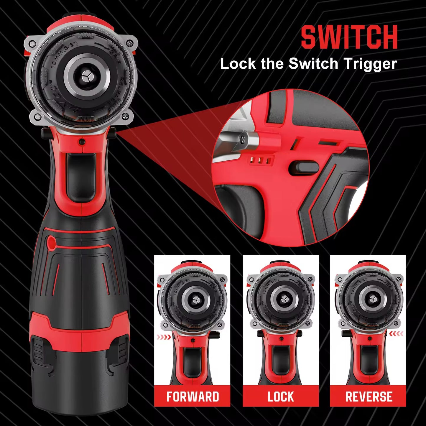 SKYBOSS-Power drill bits-NEW PRODUCT 12V Electric Power Tool Cordless Driver Drilling Machines Power Tools Set With Drill Bit