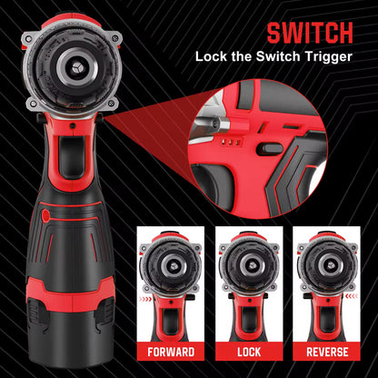 SKYBOSS-Power drill bits-NEW PRODUCT 12V Electric Power Tool Cordless Driver Drilling Machines Power Tools Set With Drill Bit