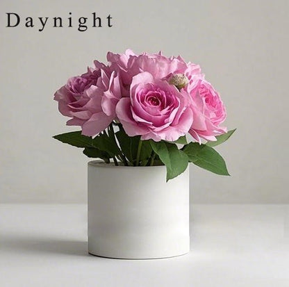 Daynight Artificial flowers,Decorative flower bouquets, decoration for living room and bedroom (pink)