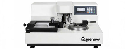 Queenew Precision Lapping Machine, Semi-Automatic Flat Lapping & Polishing Equipment for Laboratory Sample Preparation, Material Analysis Lapping Machines