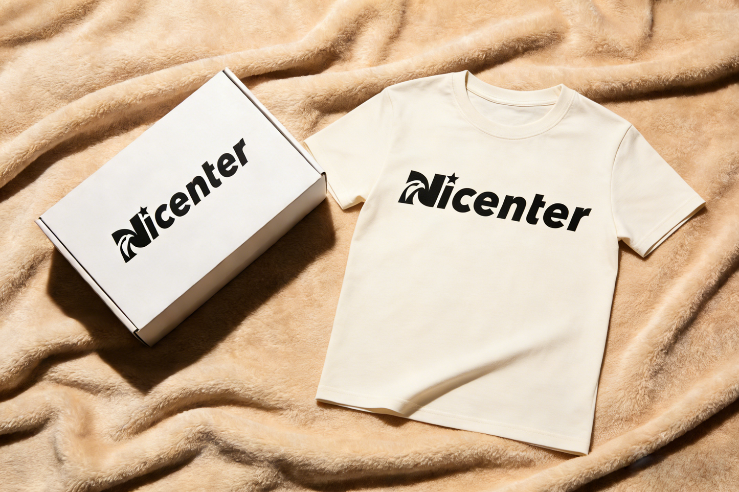 Nicenter Classic Letter Print Cotton T-shirts, Unisex Loose Casual Short Sleeve Tees, Daily Versatile Basics