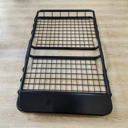 TRIPARK Luggage racks for motor cars Roof Rack Cargo Basket 250LBS with Extension Heavy Duty Steel Universal Car Van Roof Top Luggage Storage Holder Basket for Travel Weight Capacity