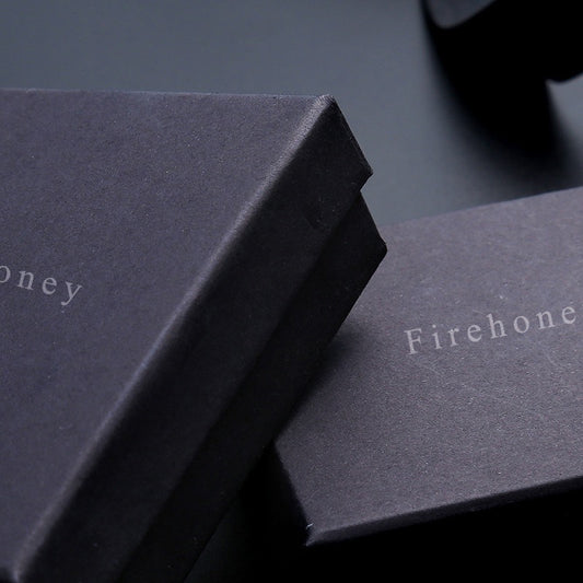 Firehoney Jewellery boxes Cotton Filled Matte Black Pack Cotton Filled - Jewelry Pendant Earring Necklace Bracelet Packaging