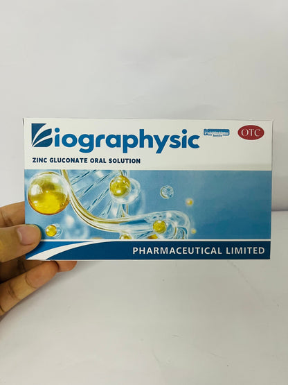 Biographysic Zinc Gluconate Oral Solution Supplements for Kids & Adults
