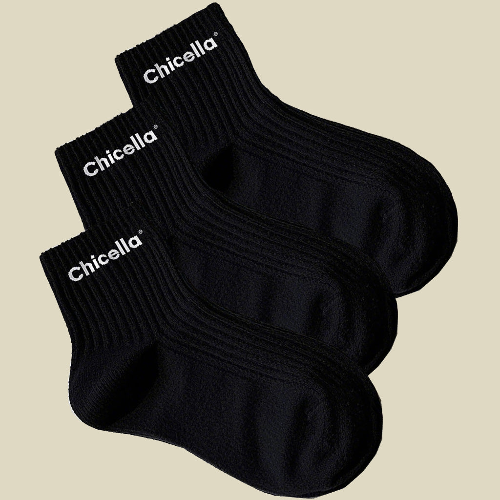 Chicella Socks,Running Sports Ankle Cotton Athletic with Thick Cushioned Performance Breathable Socks( 3 Pair)