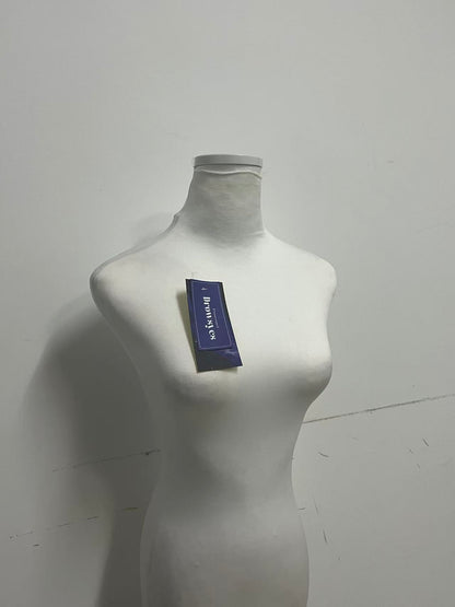 Drowsyes Female Half Body Cloth Covered Mannequin, Dress Form for Clothing Display, Detachable Neck Design for Boutiques & Window Shows