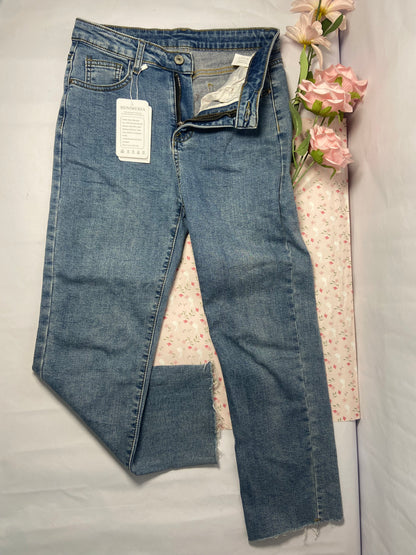 BENIMERIA Jeans Trendy Stretchy Bell Bottom Skinny Boot Cut Jeans Legging for Women