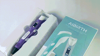 AIBIRTH 3D Printing Pen with Display - Includes 3D Pen, 1 Starter Colors of PLA Filament and Power Cable