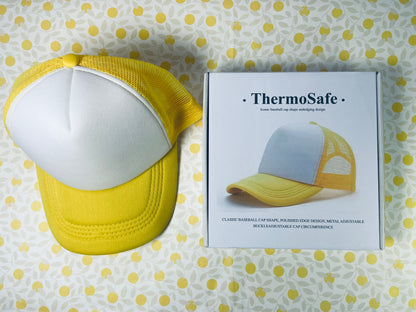 ThermoSafe Caps being headwear Blank Trucker Hat Bulk Mesh Cap Men and Women Baseball Cap DIY Graffiti Hot Stamping Duck Tongue Cap