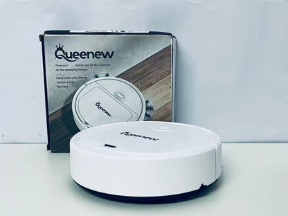 QUEENEW Electric Sweepers - Long Battery Life, Strong Suction, Large Dust Box, Automatic Home Cleaning Sweeping Device