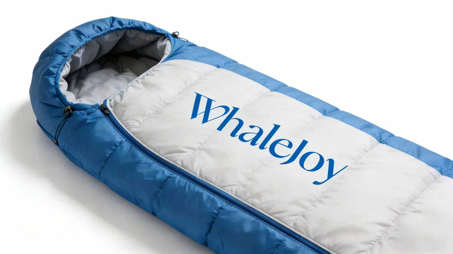 WhaleJoy Outdoor Camping Sleeping Bag, Adult Connectable Warm Sleeping Bag, Portable Waterproof All-Season Use