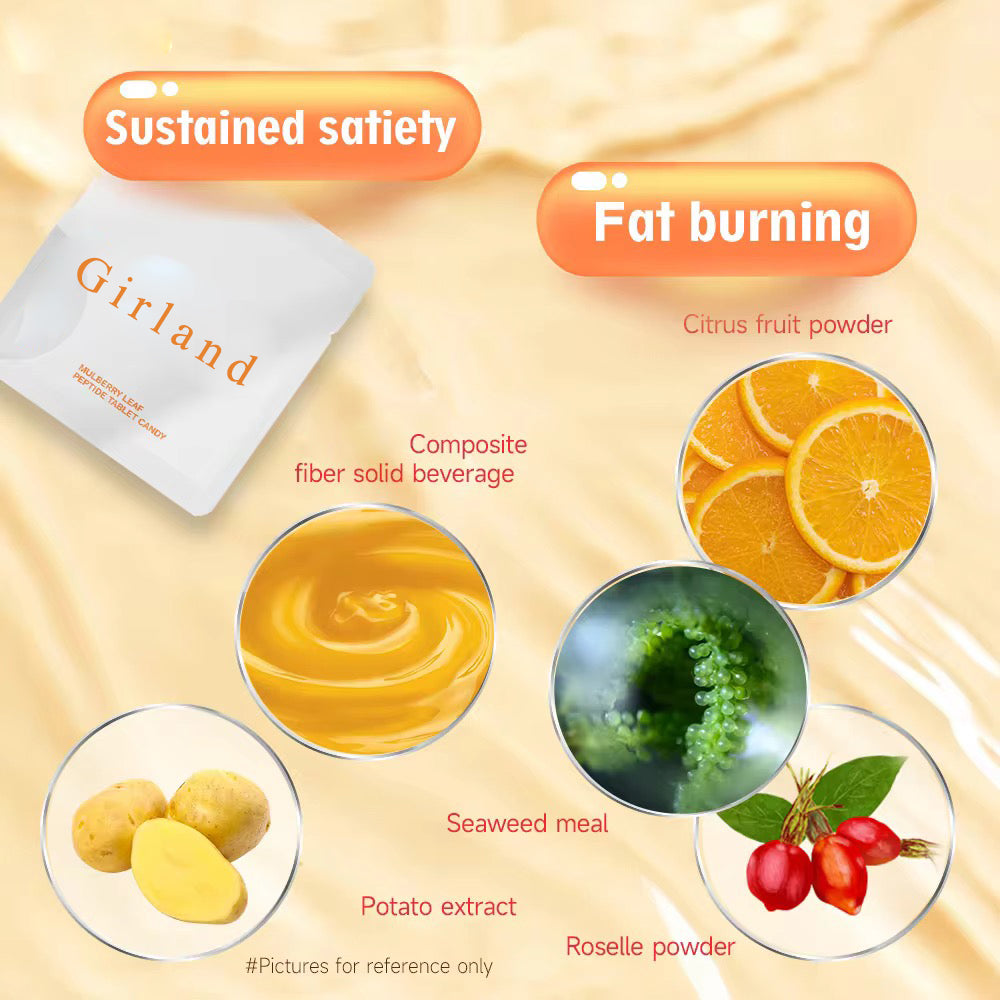 Girland Diet pills Mulberry leaf peptide tablet candy, Weight Loss Pills for Women, Fast Fat Burners Pills Weight Management Loss Natural Herbal Flat Stomach Tablets Slimming Supplement for Women