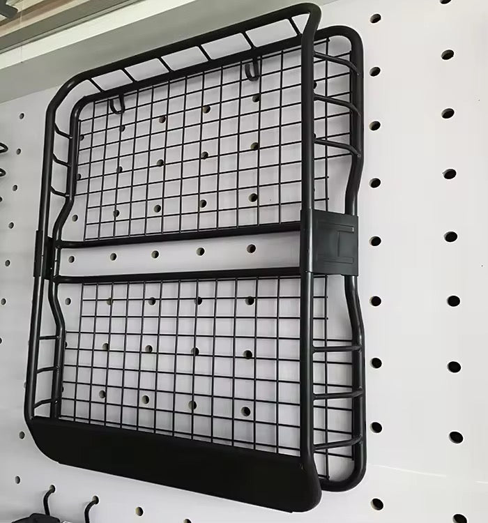 TRIPARK Luggage racks for motor cars Roof Rack Cargo Basket 250LBS with Extension Heavy Duty Steel Universal Car Van Roof Top Luggage Storage Holder Basket for Travel Weight Capacity