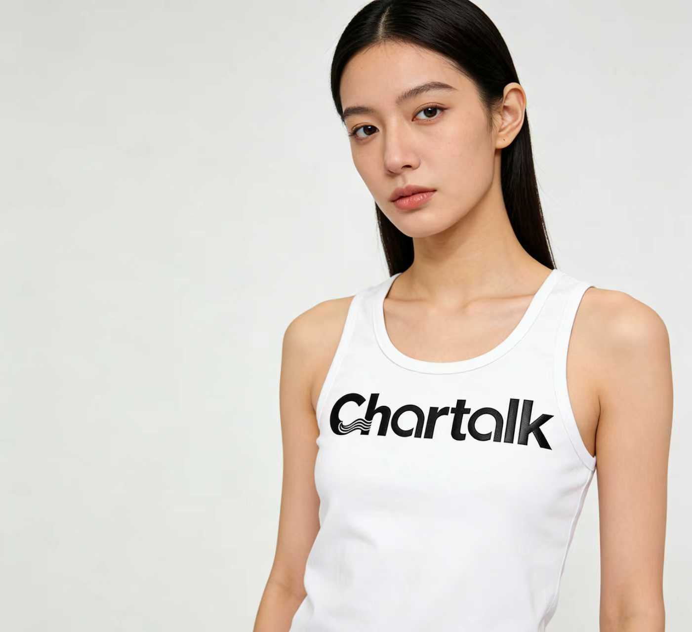 Chartalk Graphic Print Tank Tops for Men and Women, Classic Sleeveless Ribbed Cotton Vest, Casual Athletic Workout Muscle Shirts for Daily Wear