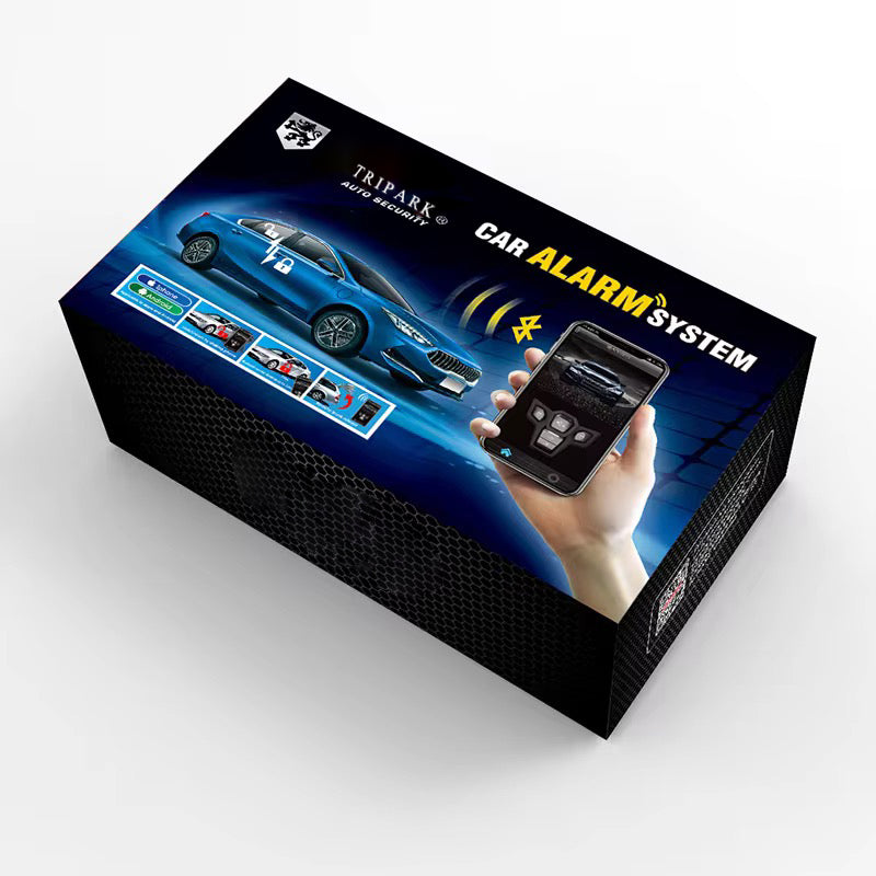 TRIPARK Anti-theft devices for vehicles Remote Starter for Car Pre-Warm The Car Remotely One Key Start Keyless Entry Lock Unlock The Car, Open Trunk for Car Open Trunk with Remote Key or Phone