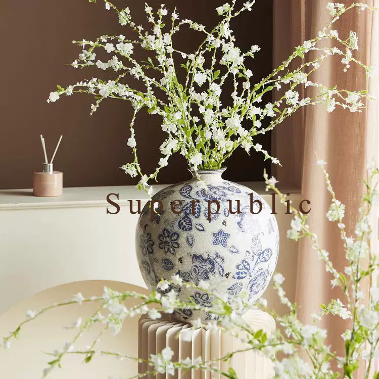 Superpublic Artificial flowers Babys Breath Artificial Flowers, Artificial for Decoration, Real Touch Silk Flower for Wedding Christmas DIY Party Home Garden Office(White)