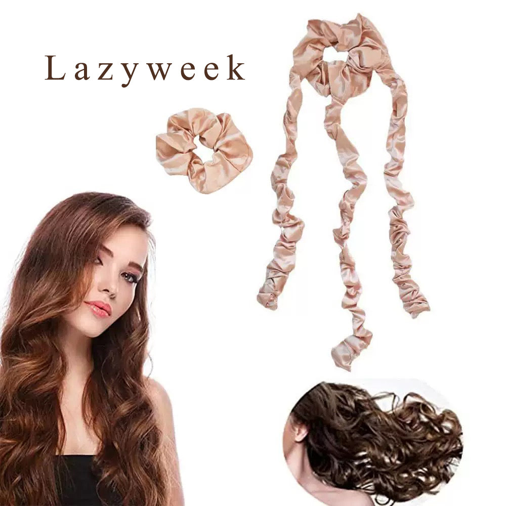 Lazyweek Non-electric hair rollers Heatless Curls Overnight, Hair Rollers for Soft Curls & Frizz-Free Styling, No Heat Curlers To Sleep in, Curling Rod Headband